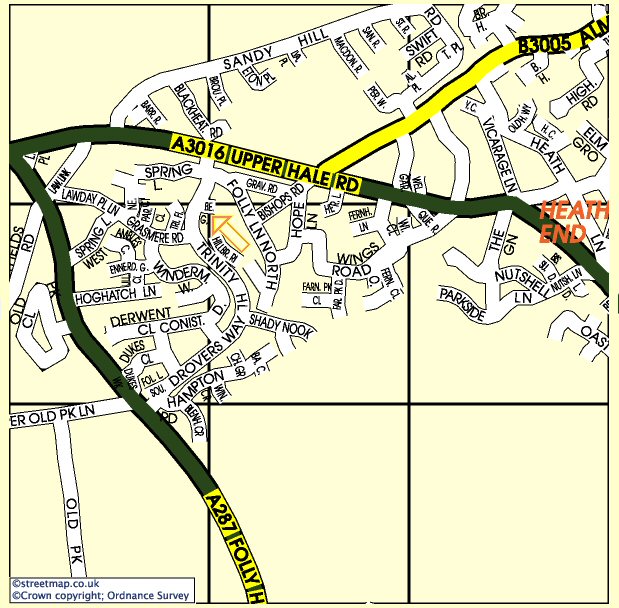 Beck Gardens Street Map